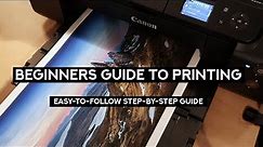 Beginners Guide to Printing - NO NONSENSE GUIDE TO PRINTING!