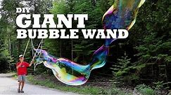 DIY Giant Bubble Wand