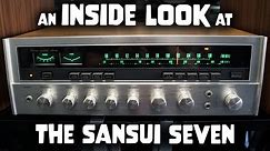 An INSIDE look at the Sansui SEVEN! A review of the Classic Vintage HiFi Receiver.