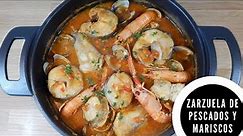 ZARZUELA DE PESCADO Y MARISCO - La receta tradicional de guiso de pescado