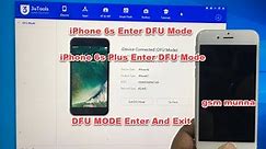iPhone 6s / 6s Plus Enter DFU Mode