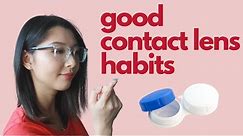 Contact lens habits you NEED to have | Optometrist Explains
