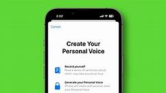 How to use a new accessibility feature called 'Personal Voice' in iOS 17