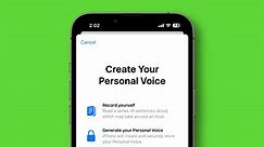 How to use a new accessibility feature called 'Personal Voice' in iOS 17