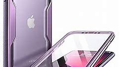 i-Blason Magma Case for iPhone 11 6.1 inch (2019 Release), Heavy Duty Protection, Full Body Bumper Protective Case with Built-in Screen Protector (Purple)