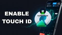 How To Enable And Turn On Touch Id On Olymp Trade App