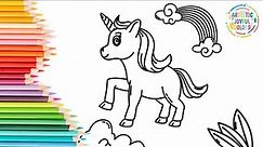 🌈🦄 Magical Unicorn Adventure | Learn How to Draw and Color a Unicorn! 🦄✨