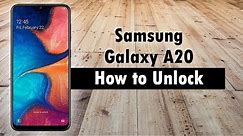 How to Unlock Samsung Galaxy A20