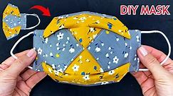 Diy 3D Face Mask Easy Pattern Sewing Tutorial