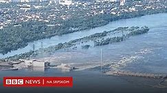 Napad na veliku branu u Ukrajini: Kome je ovo išlo u prilog - BBC News na srpskom