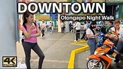 Walking at Night in Downtown Olongapo Zambales Philippines [4K]