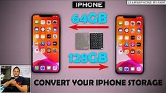 How to increase iPhone storage | Upgrade iPhone storage 64GB to 128GB | Mobile Repair Academy