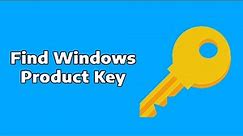 How to Find Windows 11 Product Key - Find OEM Digital License Key