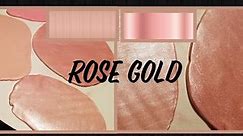 Rose gold fondat /como sacar el color rosa dorado en fondant