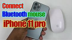 How to connect Bluetooth mouse on iPhone 11 Pro