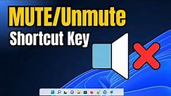 How to Set Up MUTE Hotkey in Windows 11 (Best SHORTCUT Key)