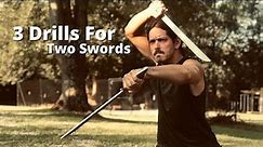 Best 3 Beginner Drills for TWO SWORDS - Kali Eskrima Arnis