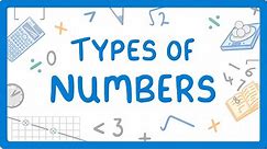 GCSE Maths - Types of Numbers #1