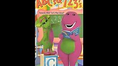 Barney’s ABC’s and 123’s 2000 VHS