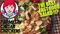 Wendy's® NEW Parmesan Caesar Chicken Salad Review!