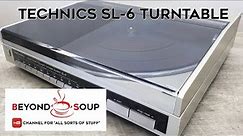 Vintage Technics SL-6 Direct Drive Automatic Linear Tracking Turntable Vinyl Record Player Demo