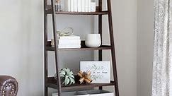 How to Build a Leaning Ladder Bookcase