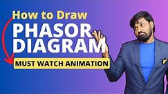 Why & How to draw phasor diagram | What is leading and lagging |Animation |PiSquare Academy