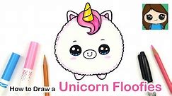 How to Draw a Baby Unicorn Easy | Floofies Fluffy