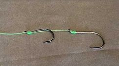 How to tie 2 hooks on one fishing line, you would never lose your fish again...