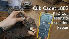 PTO Coil Testing & Insulation Repair – Cub Cadet 1882 Restoration Project