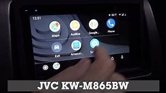 JVC KW-M865BW Display and Controls Demo | Crutchfield Video