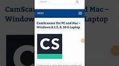 CamScanner for PC and Mac – Windows 8.1,7, 8, 10 & Laptop
