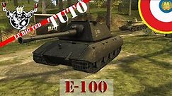 [WoT Blitz gameplay FR] E-100 | TUTO : comment utiliser les HE ?! | TUTO : comment bien angler ?