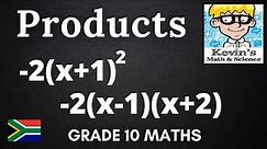 Products Grade 10: do not make this mistake