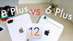 iPHONE 8 PLUS Vs iPHONE 6 PLUS On iOS 12! (Speed Comparison) (Review)