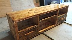Tv unit or tvstand make out from 2x4