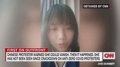 Chinese protester made video warning she could vanish. Then, she disappeared