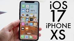 iOS 17 OFFICIAL On iPhone XS! (Review)