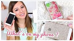 What's on my Phone ? Coques, Applications ... | Laura Makeuptips