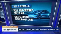 Tesla recalls more than 362,000 vehicles