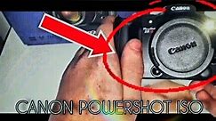 Canon camera Powershot S5 IS ISO and other settings tutorial!