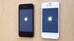 iPhone 4S vs iPhone 4 Boot time
