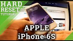 Hard Rest APPLE iPhone 6S - restore your phone by using iTunes