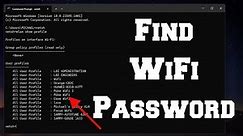 How to Find Wifi Password Using CMD