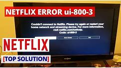 How to fix Netflix Error ui-800-3 || Netflix not working Problems & Fixes