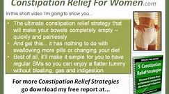 Constipation Relief Strategy #1 - How To Sit On Your Toilet