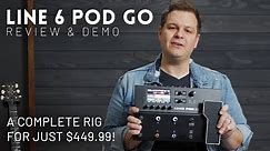 Line 6 POD Go review and demo // A complete rig for $450!