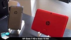 HP Slate 10 HD, Slate 7 HD tablet 3G
