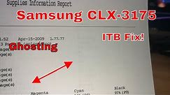 How to Fix Ghosting Printing on a Samsung CLX-3175 (and many others) • ITB Repair/Replacement!