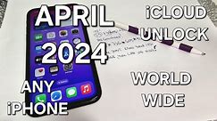 April 2024 iCloud Unlock Any iPhone 7,8,X,11,12,13,14,15 Any iOS Forgotten Apple ID and Password✔️